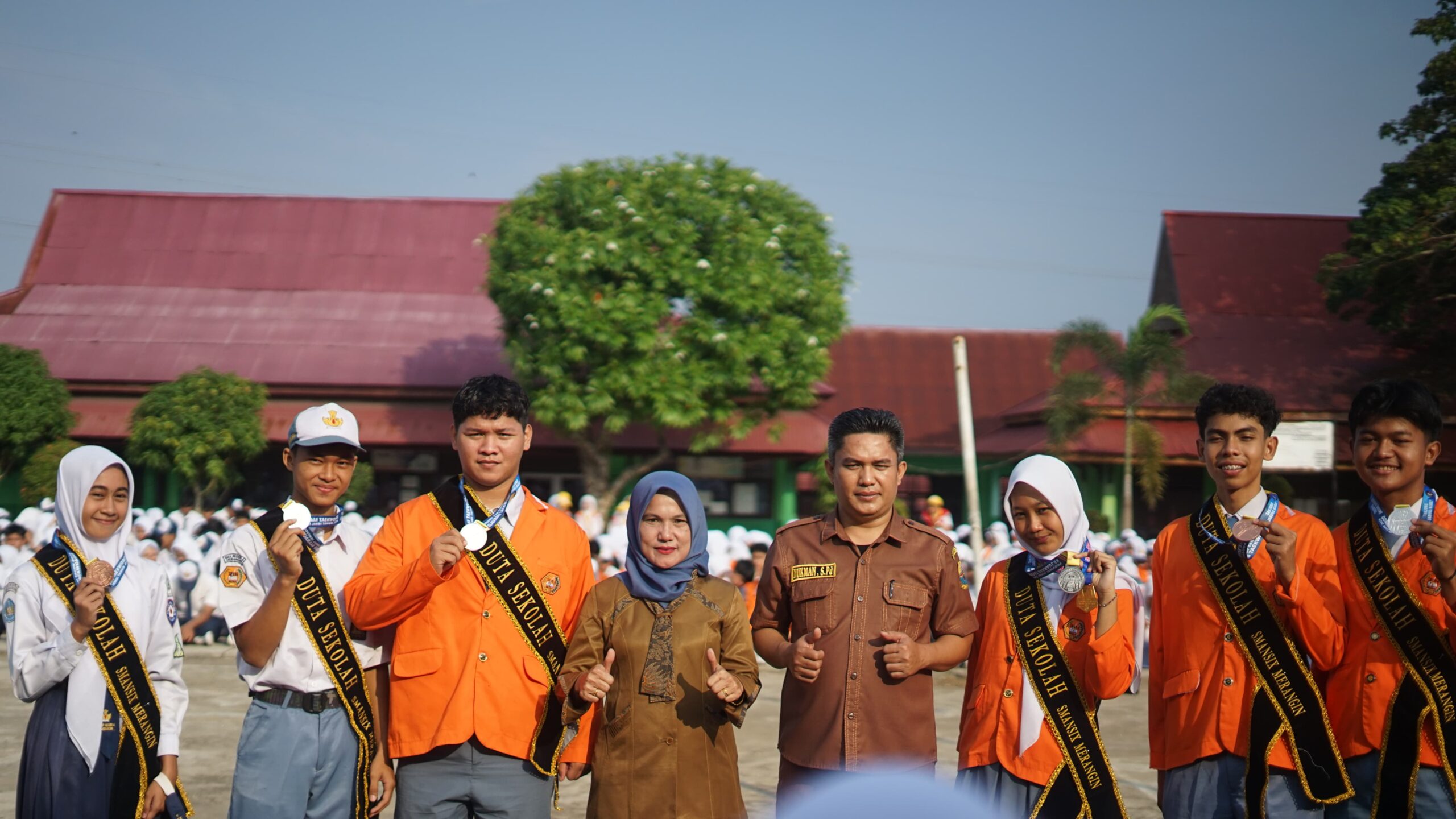 SISWA SMA N 6 MERANGIN MENCETAK PRESTASI PADA KEJURPROV TAEKWONDO JAMBI DI TANJABAR 2024