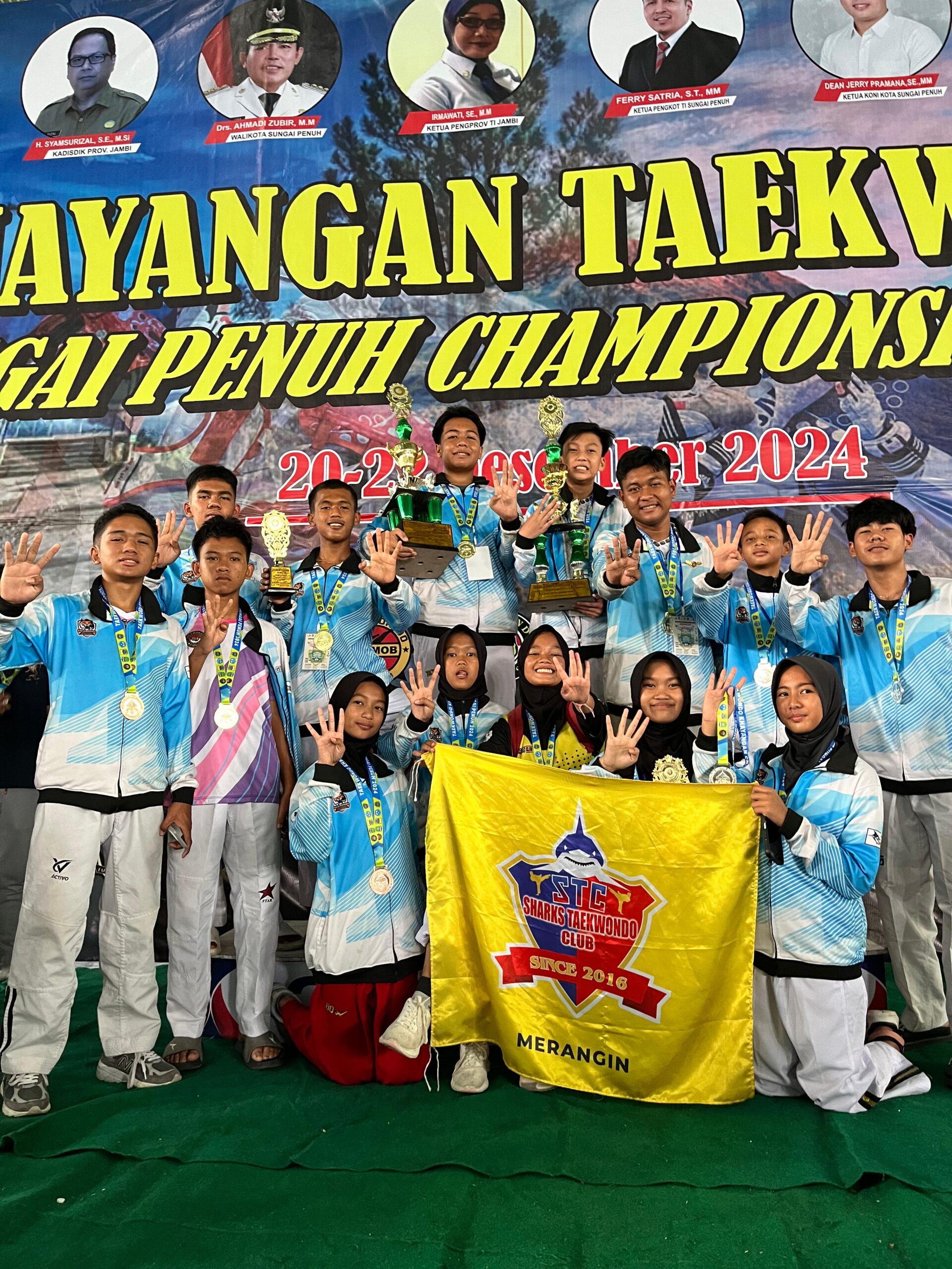 ATLIT SMP N 4 MERANGIN TOREHKAN 6 EMAS 3 PERAK DAN 6 PERUNGGU