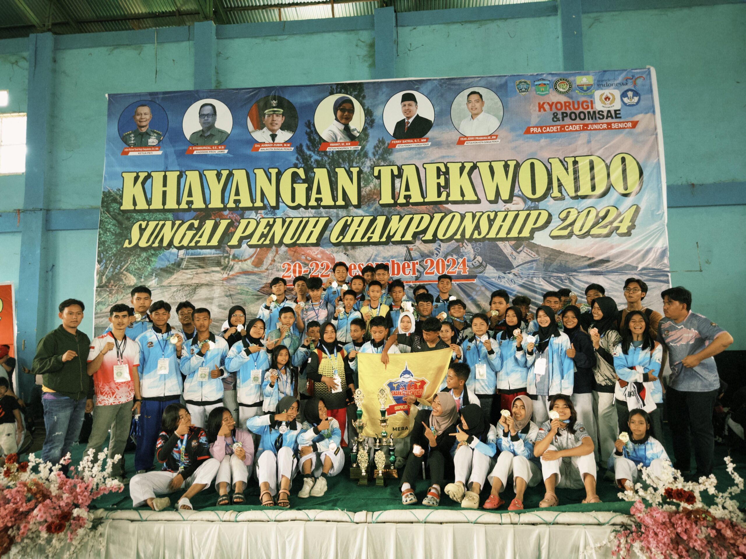 TAEKWONDO STC MERANGIN RAIH JUARA UMUM II KATEGORI PRESTASI DAN OVER ALL